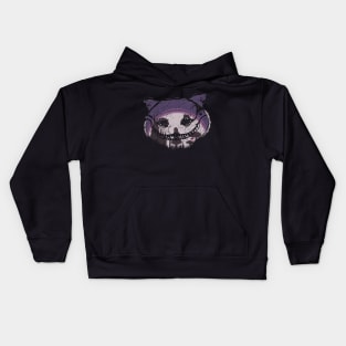 CREEPY CAT SMILE Kids Hoodie